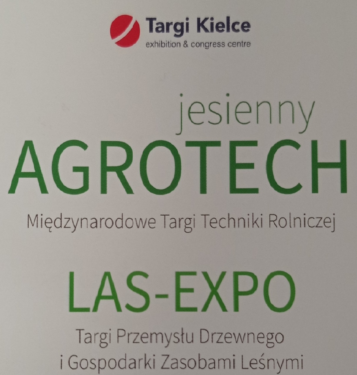 XXVI Międzynarodowe Targi Techniki Rolniczej AGROTECH